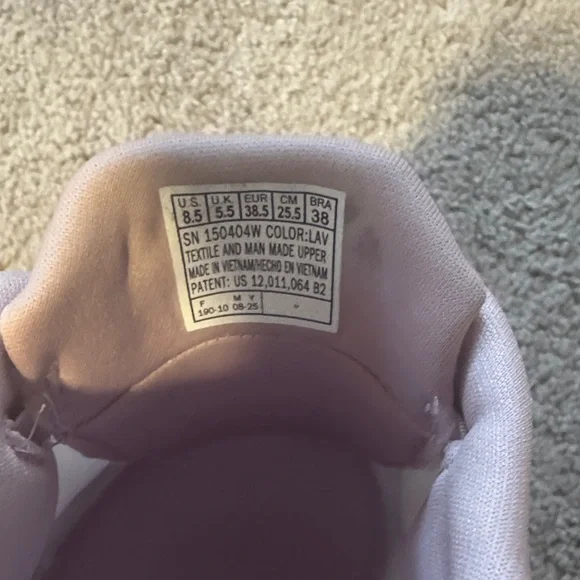 Skechers Women's Slip-Ons in Lavender and White - Picture 2 of 8